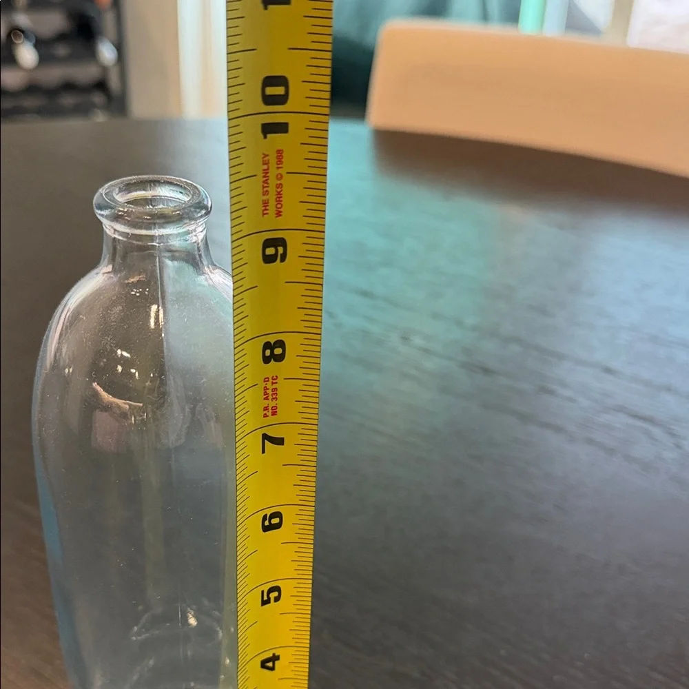 New Light blue Glass vase
